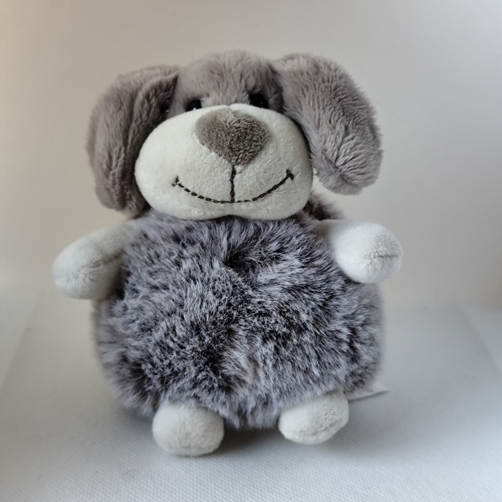 3/$25💙Enesco Gray and White Plush Dog Toy